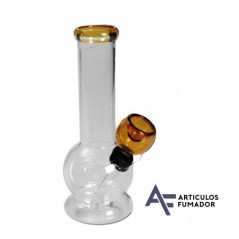 BONG ESFÉRICO CRISTAL AMBAR 15 cm