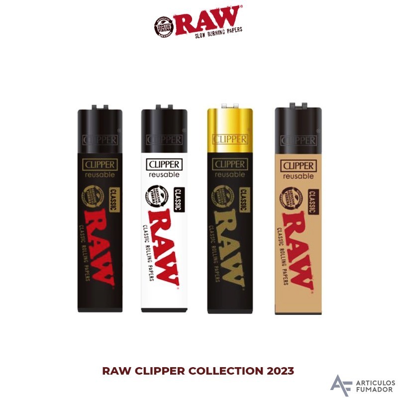 4 ENCENDEDOR CLIPPER RAW LOGO COLECCIÓN 2023