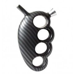 PIPA EN FORMA DE PUÑO AMERICANO FIBRA DE CARBONO