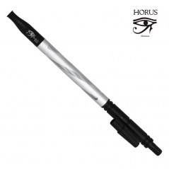 BOQUILLA METÁLICA SHISHA NEGRA Y PLATEADA HORUS