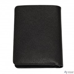 CARTERA VERTICAL ZIPPO SAFFIANO NEGRO