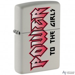 ENCENDEDOR ZIPPO POWER TO THE GIRLS 214