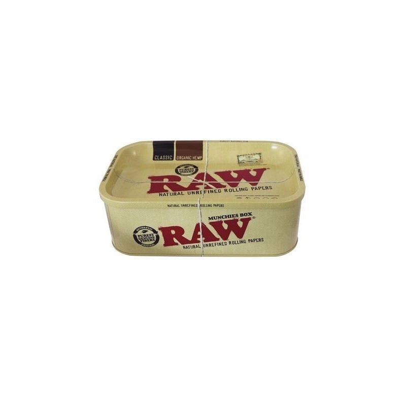 CAJA METÁLICA RAW MINI CON BANDEJA 20X14X10 CM CAJA METÁLICA RAW MINI CON BANDEJA 20X14X10 CM