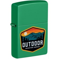 ENCENDEDOR ZIPPO AL AIRE LIBRE NATURALEZA MADE IN U.S.A