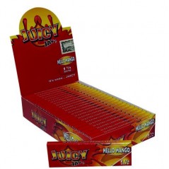 PAPEL JUICY JAY MANGO TROPICAL 11/4 78MM CON SABOR (32 HOJAS)