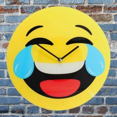 RELOJ PARED LAGRIMAS SMILE 30 CMS DIAMETRO