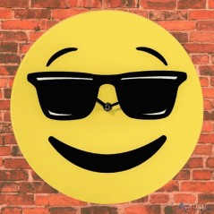RELOJ PARED GAFAS SMILE 30 CMS DIÁMETRO