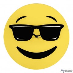 RELOJ PARED GAFAS SMILE 30 CMS DIÁMETRO
