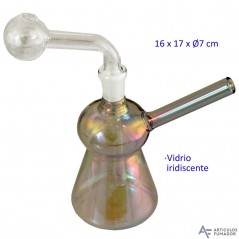 16 cm. Bong de cristal
