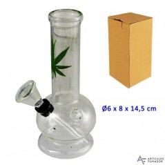 14,5 cm. Bong de cristal