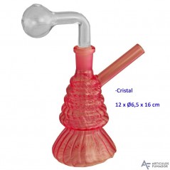 16 cm. Bong de cristal