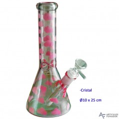 25 cm. Bong de cristal