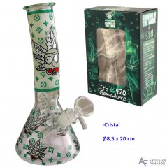 20 cm. Bong de cristal