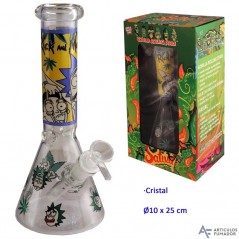 25 cm. Bong de cristal