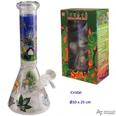 25 cm. Bong de cristal