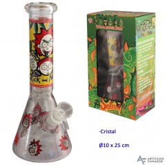 25 cm. Bong de cristal