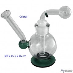 16 cm Bong de cristal