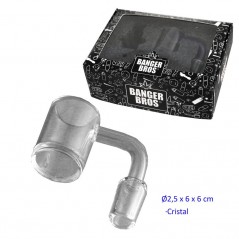 Banger de cristal 6 x Ø 2,5 cm.