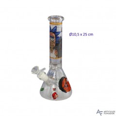 25 cm. Bong de cristal «Rick & Morty»