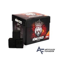CAJA DE CARBÓN KING COCO EXTRA (28x28x28) 1 KG