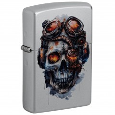 Encendedor Zippo 205 Steampunk Skull Design