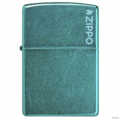 Encendedor Zippo 24004ZL Candy Teal with Zippo Logo