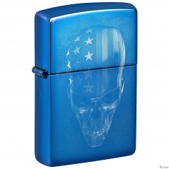 Encendedor Zippo 20446 American Skull Design