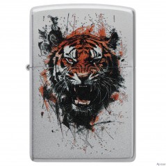 Encendedor Zippo 205 Tiger Head Design
