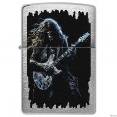 Encendedor Zippo 200 Skeleton Rock Design