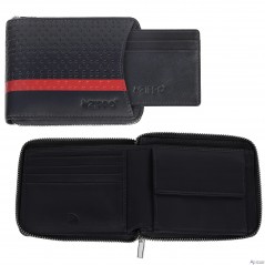 Cartera con tarjetero Zippo Navy blue