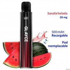 Watermelon Ice 20 mg. Lost Mary GLAYCE Kit recargable