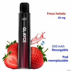 Strawberry Ice 20 mg. Lost Mary GLAYCE Kit recargable