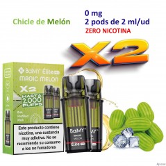 Magic Melon 0 mg. BALMY ÉLITE PRO 2 Pod recarga