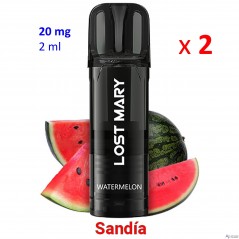 2 Pods Watermelon 20mg. Lost Mary TAPPO PRO