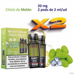 Magic Melon 20 mg. BALMY ÉLITE PRO 2 Pod recarga