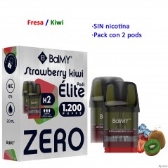 Strawberry-Kiwi 0 mg. BALMY ÉLITE 2 Pods recarga