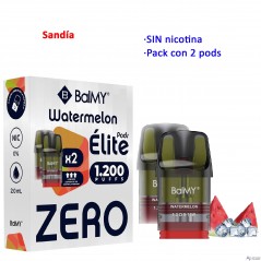 Watermelon 0 mg. BALMY ÉLITE 2 Pods recarga