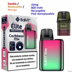 Caribbean Mix 20 mg. BALMY ÉLITE Kit recargable