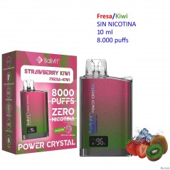 Strawberry-Kiwi 0 mg. BALMY POWER CRYSTAL Vaper desechable
