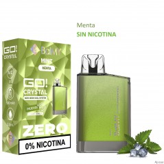 Mint 0 mg. BALMY GO CRYSTAL Vaper desechable