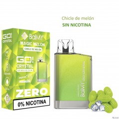 Magic Melon 0 mg. BALMY GO CRYSTAL Vaper desechable