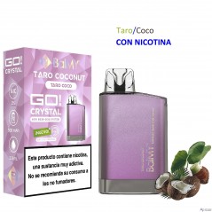 Taro Coconut 20 mg. BALMY GO CRYSTAL Vaper desechable