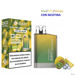 Kiwi-Pine-Mango 20 mg. BALMY GO CRYSTAL Vaper desechable