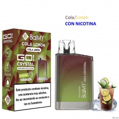 Cola-Lemon 20 mg. BALMY GO CRYSTAL Vaper desechable