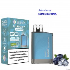 Blueberry 20 mg. BALMY GO CRYSTAL Vaper desechable