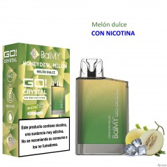 Honeydew Melon 20 mg. BALMY GO CRYSTAL Vaper desechable