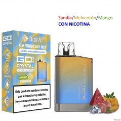 Caribbean Mix 20 mg. BALMY GO CRYSTAL Vaper desechable