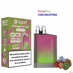 Strawberry-Kiwi 20 mg. BALMY GO CRYSTAL Vaper desechable