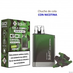 Cola Gummy 20 mg. BALMY GO CRYSTAL Vaper desechable
