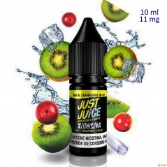 10ml 11 mg. Iconic Kiwi Cranberry on Ice Sales de nicotina Just Juice